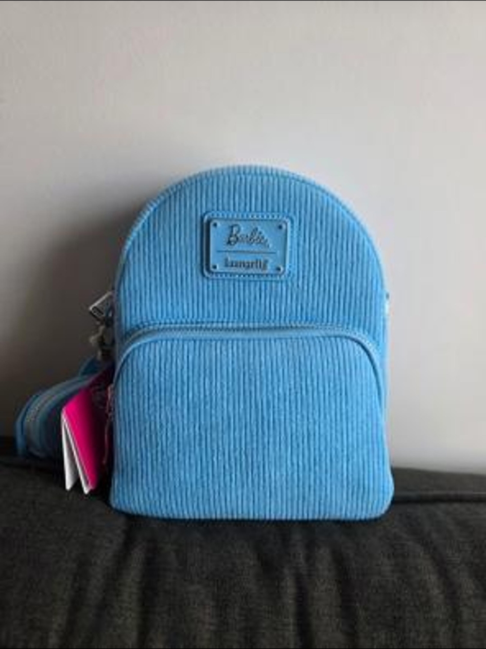 Loungefly Barbie "Ken"  Blue Corduroy Mini Backpack